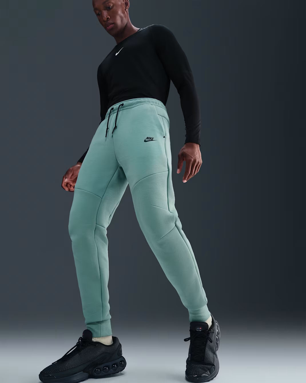 Nike Tech Fleece Mens Jogger Pants Cannon Green 1