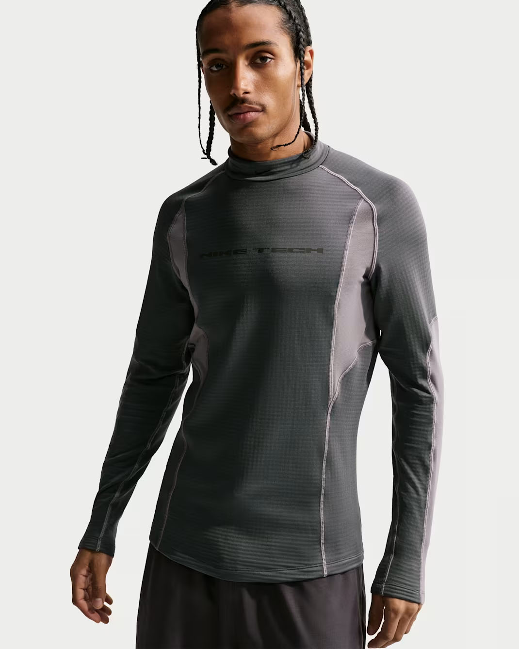 Nike Tech Men's Base Layer Long Sleeve Top Iron Grey 1