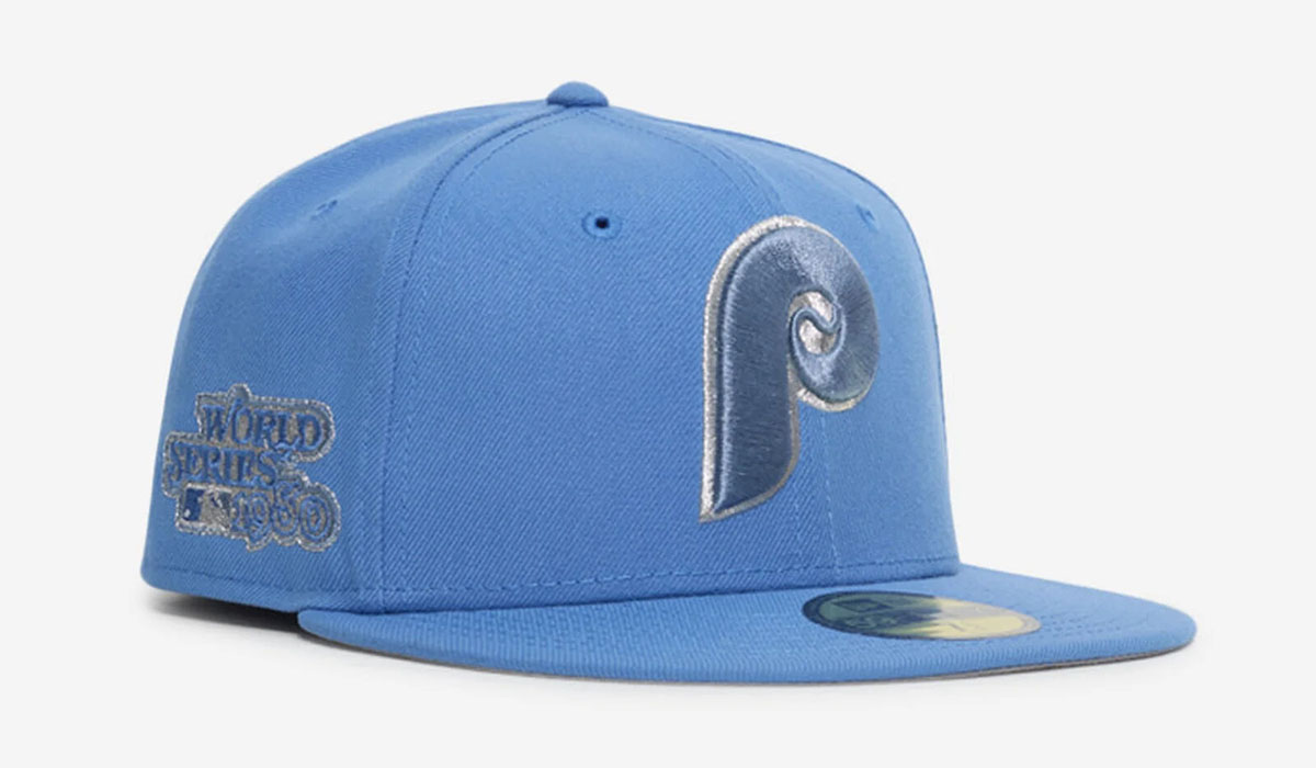 Philadelphia Phillies New Era 59FIFTY Fitted Hat Air Force Blue