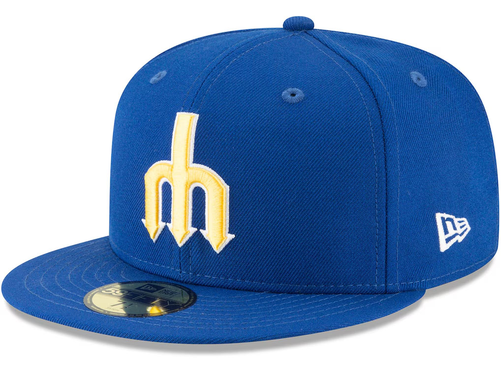 Seattle Mariners New Era Cooperstown Collection Wool 59FIFTY Fitted Hat Blue