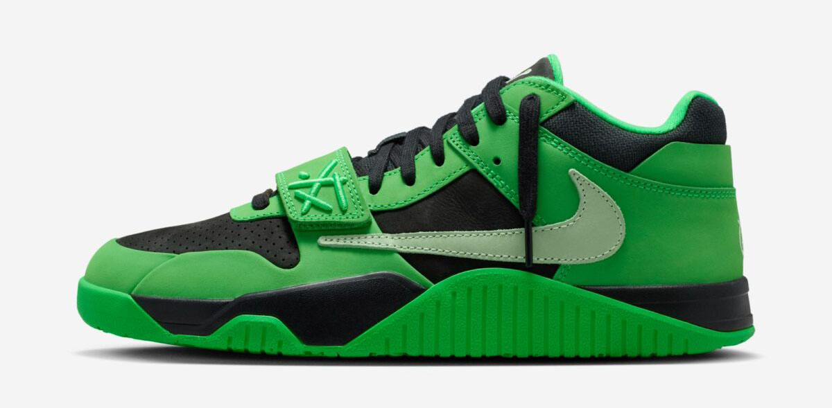 Travis Scott x Jordan Jumpman Jack CJ1 T-Rexx Green Spark 2