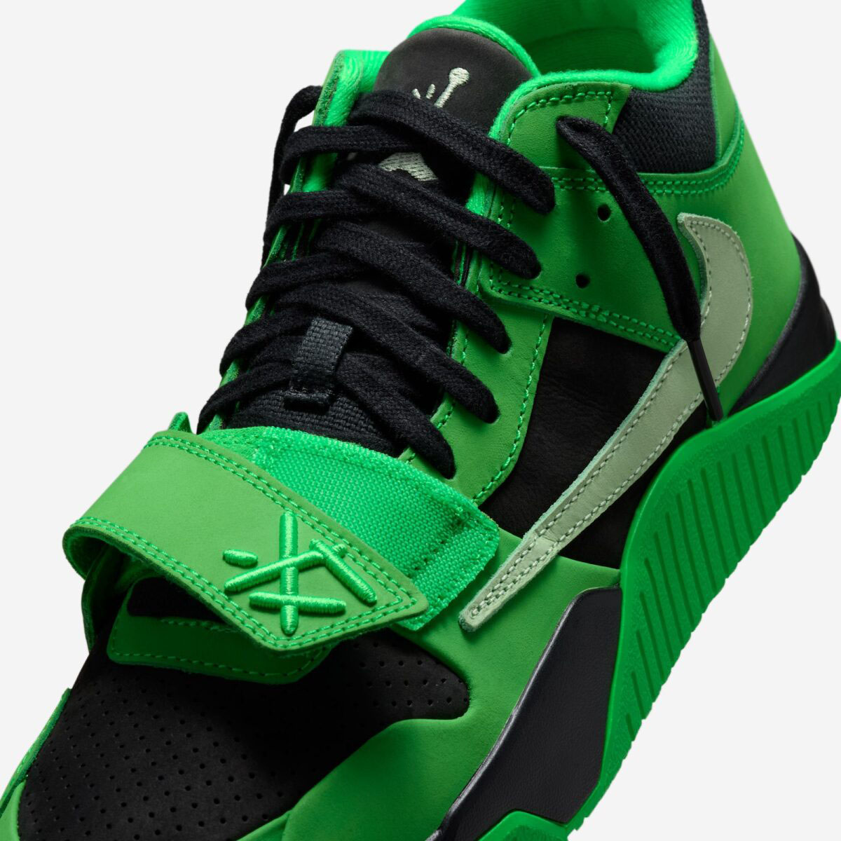 Travis Scott x Jordan Jumpman Jack CJ1 T-Rexx Green Spark 7