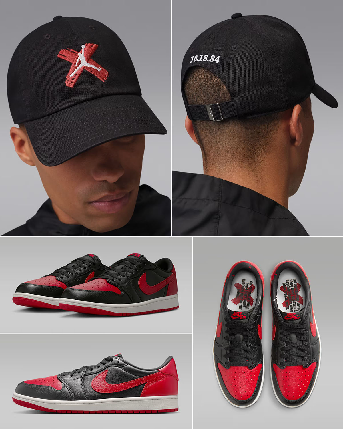 Air Jordan 1 Low OG Banned Hat to Match Sneakers