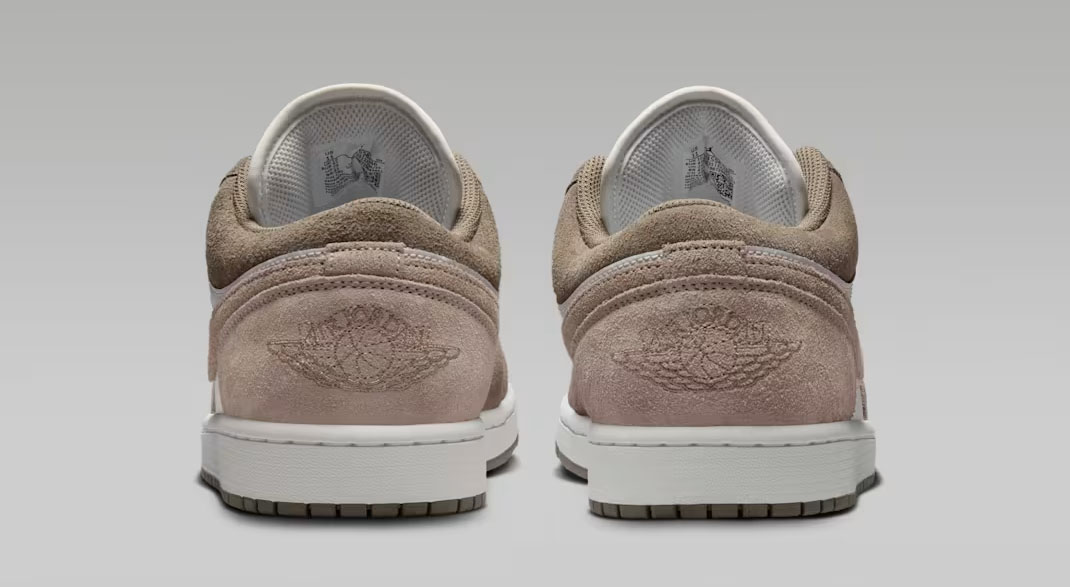 Air Jordan 1 Low Olive Grey Enigma Stone Mens Sneakers 5