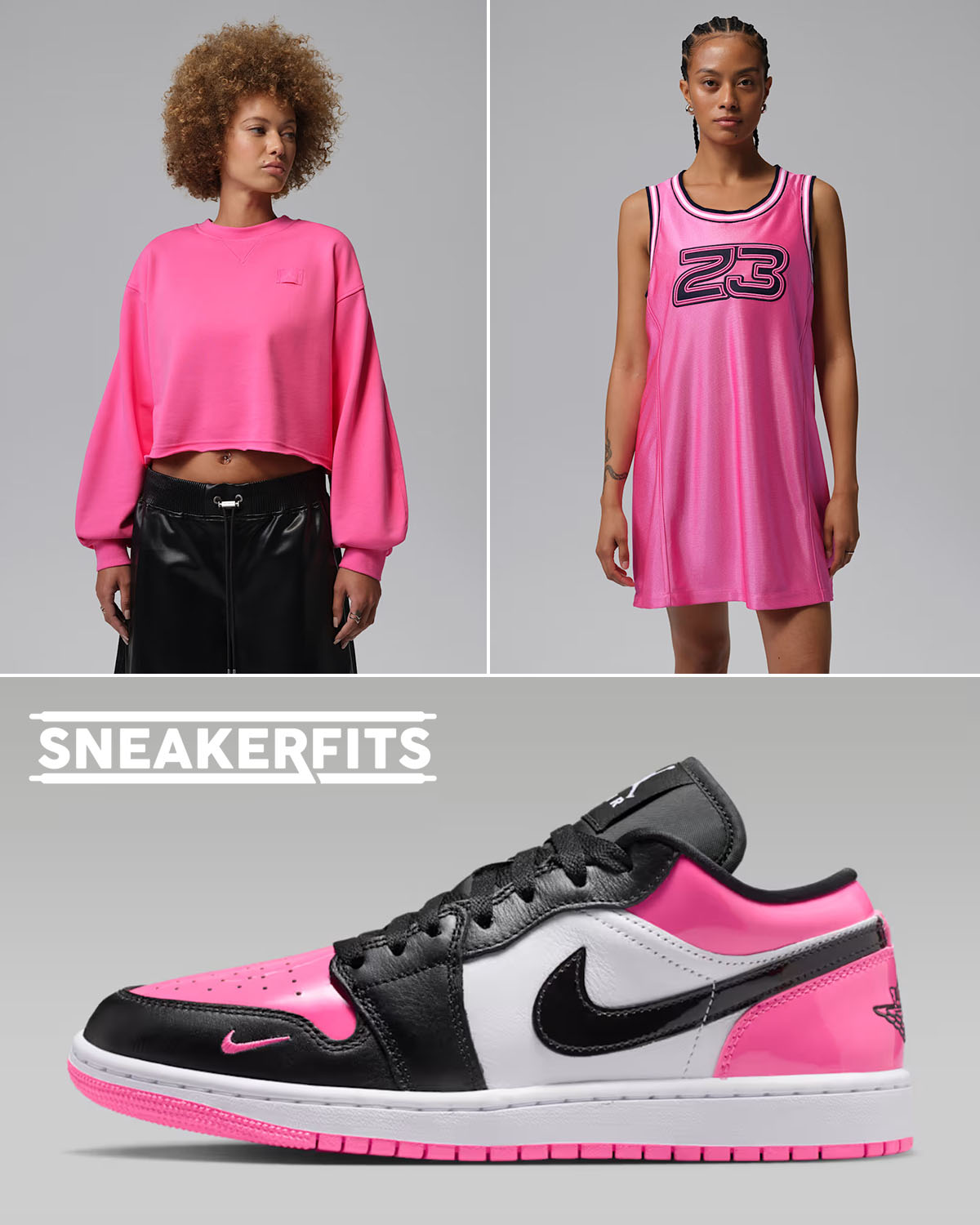 Air Jordan 1 Low Pinksicle Pink Toe Sneakers Outfits Sneakerfits