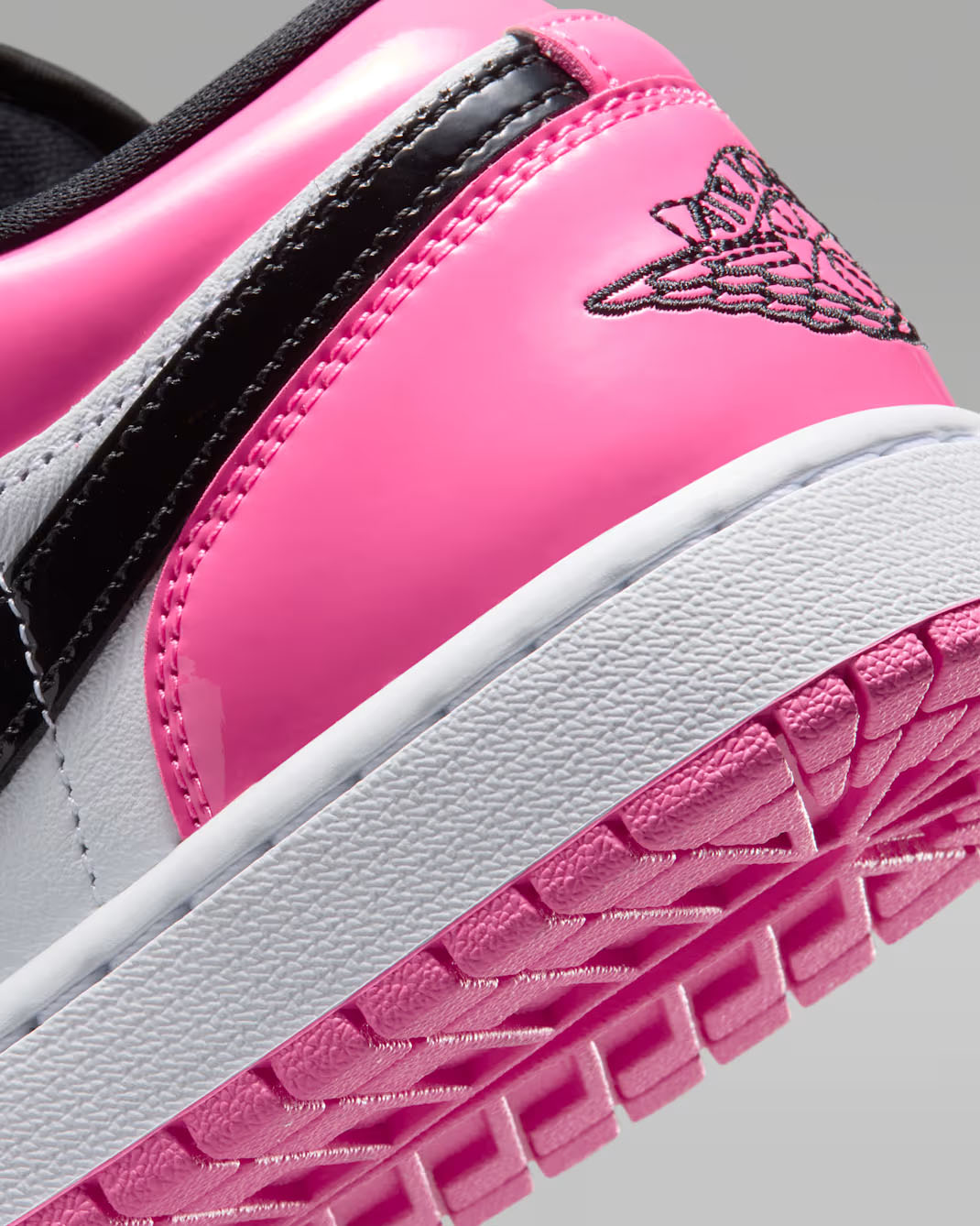 Air Jordan 1 Low SE Pinksicle White Black Pink Toe Womens Shoes 8