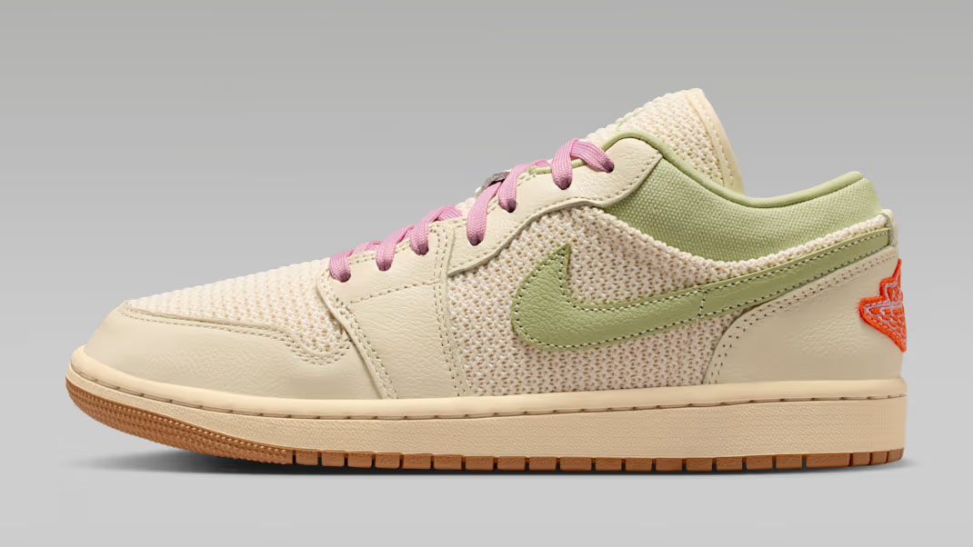 Air-Jordan-1-Low-SE-Sail-Olive-Aura-Pearl-White-Iced-Carmine-Womens-Sneakers-II0569-100