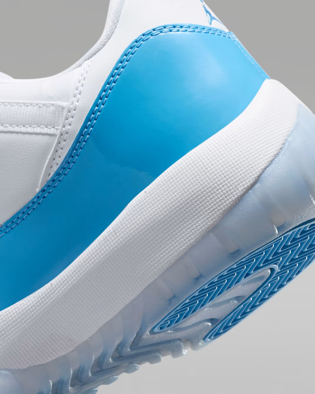 Air Jordan 11 Low UNC White University Blue Mens Sneakers 8
