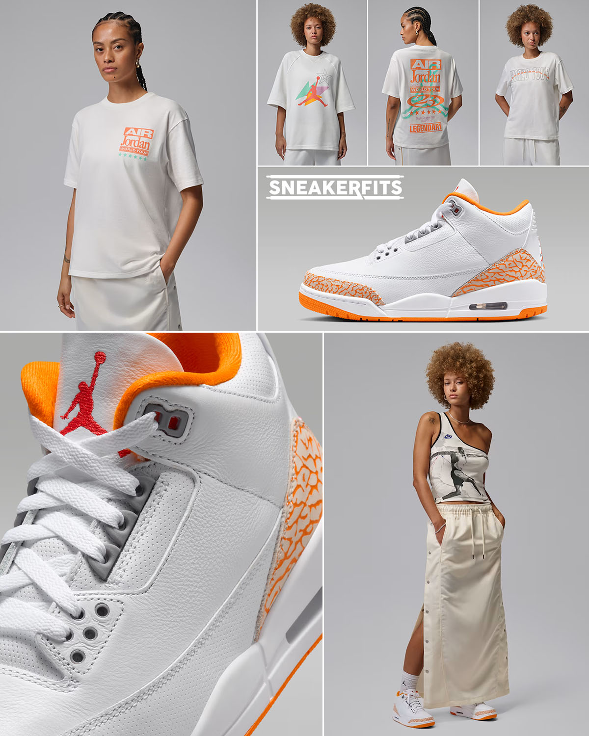 Air Jordan 3 Orange Citrus Outfits to Match Sneakers Sneakerfits