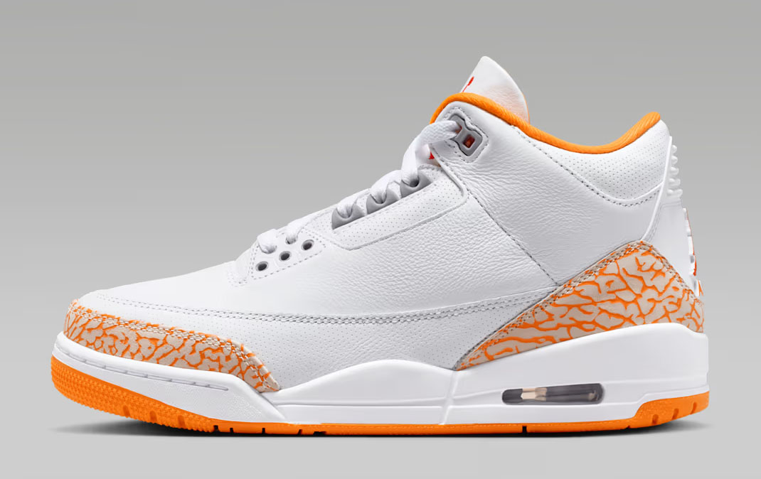 Air Jordan 3 Orange Citrus Womens Shoes 2