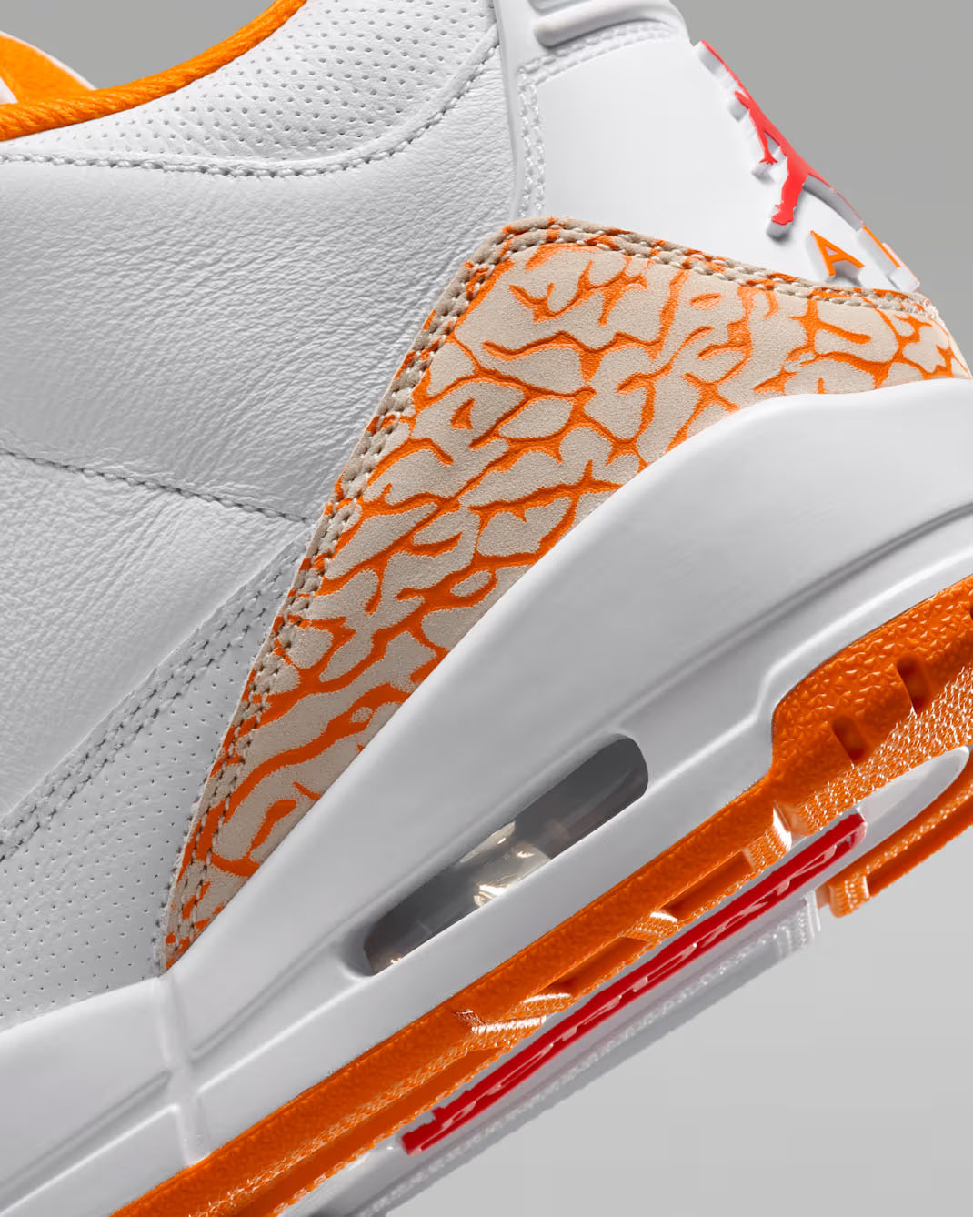 Air Jordan 3 Orange Citrus Womens Shoes 8