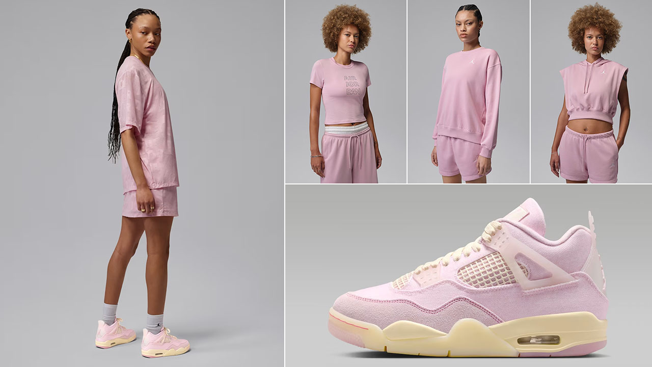 Air Jordan 4 Iced Carmine Outfits to Match Sneaker Fits