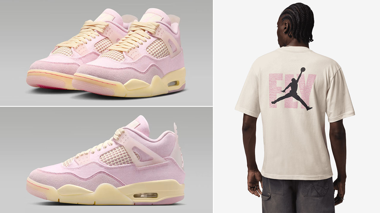 Air Jordan 4 Iced Carmine x Jordan Ele Graphic T Shirt to Match