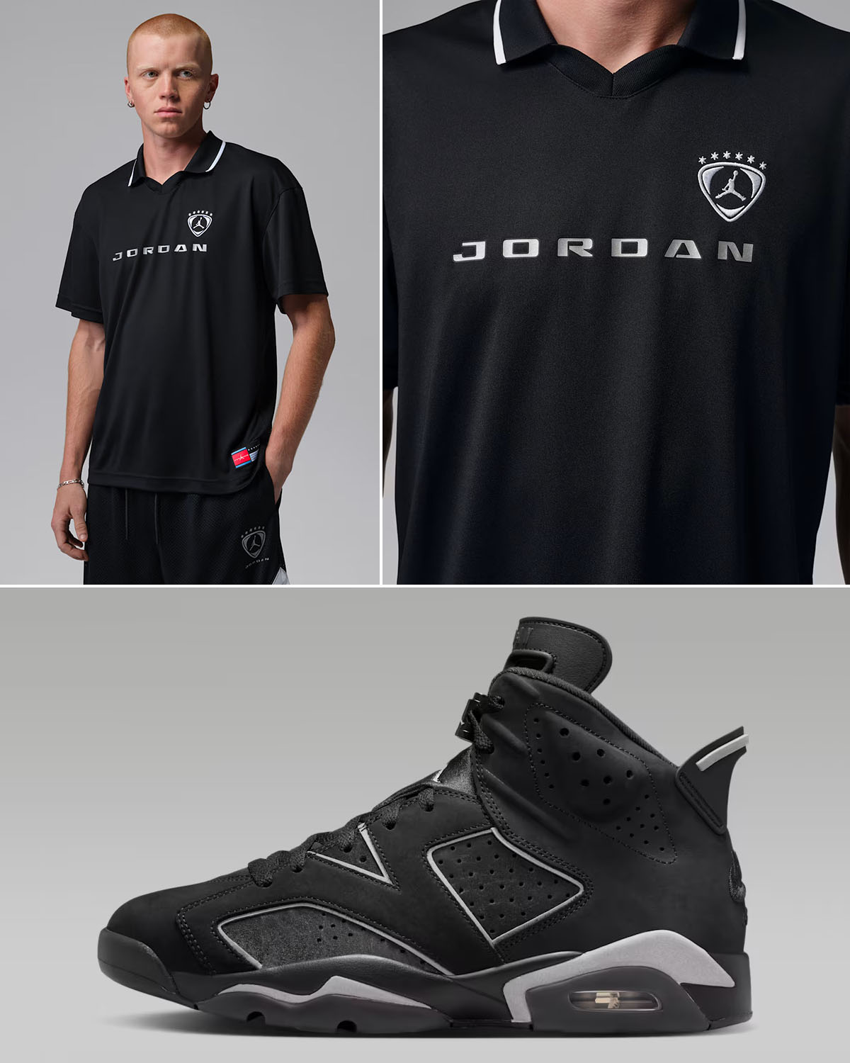 Air Jordan 6 Cap and Gown 2026 x Jordan Brooklyn Mens Soccer Top Outfit to Match Sneakers