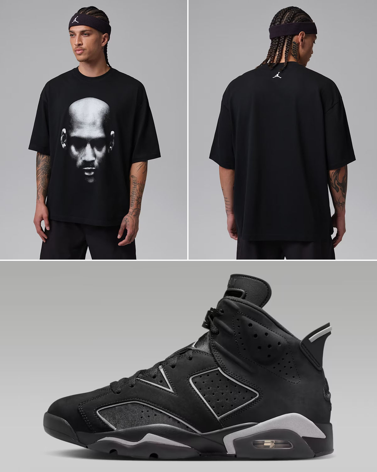 Air Jordan 6 Cap and Gown 2026 x Jordan Dri Fit Sport mens Graphic T Shirt Outfit to Match Sneakers