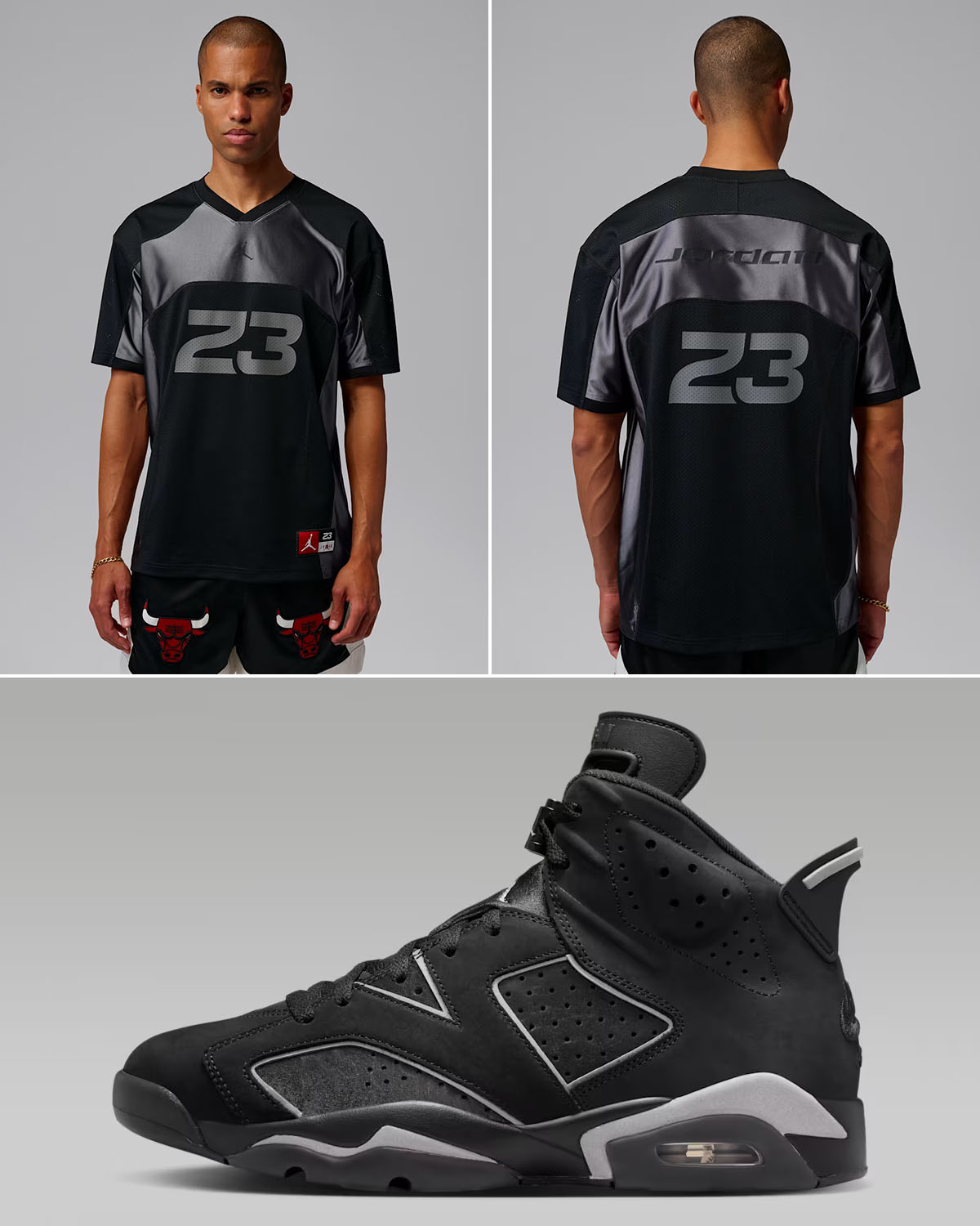 Air Jordan 6 Cap and Gown 2026 x Jordan Flight Men's Jersey Top Outfit to Match Sneakers