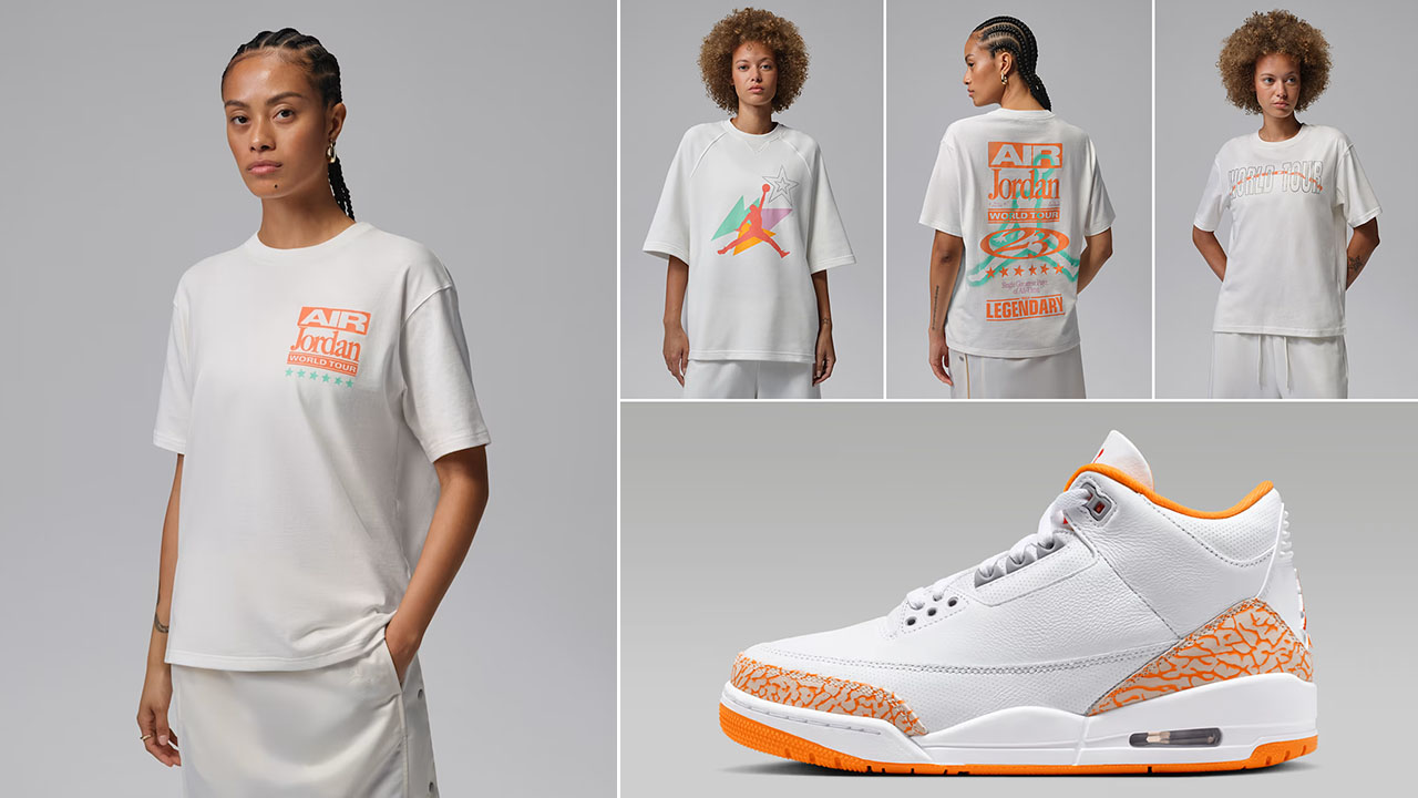 How to Style Air Jordan 3 Orange Citrus Outfits to Match Sneakers