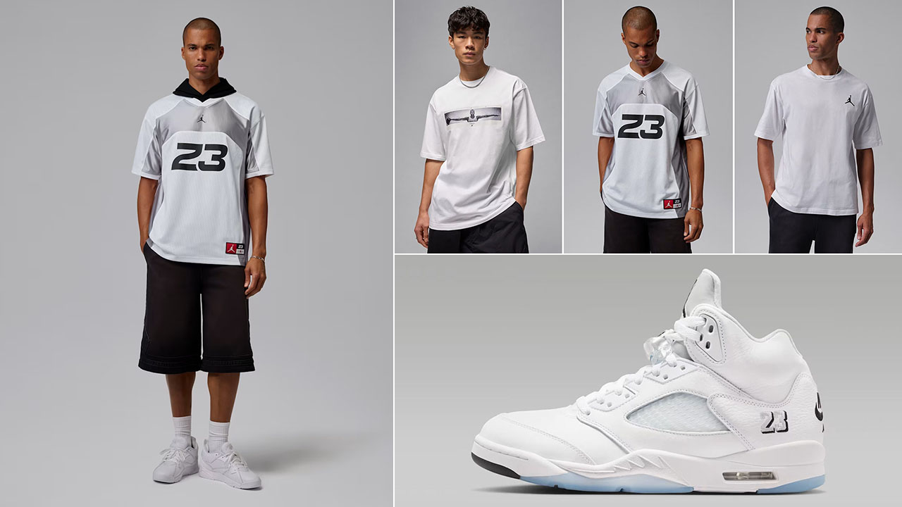 How to Style Air Jordan 5 White Metallic 2026 Outfits to Match