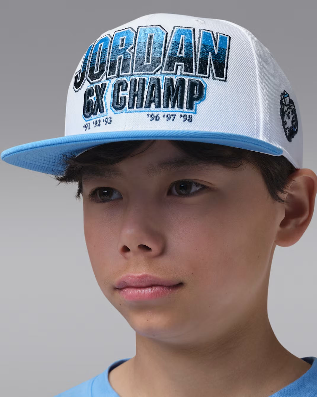 Jordan AJ11 GOAT University Blue Retro Pro Cap Snapback Hat 2