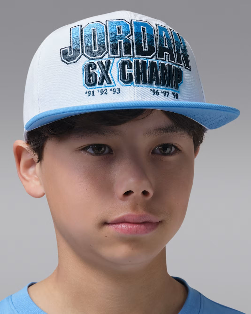 Jordan AJ11 GOAT University Blue Retro Pro Cap Snapback Hat 3