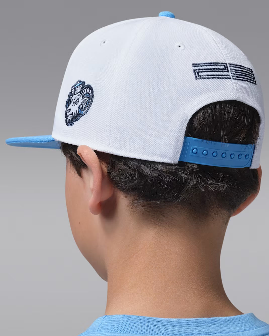 Jordan AJ11 GOAT University Blue Retro Pro Cap Snapback Hat 4