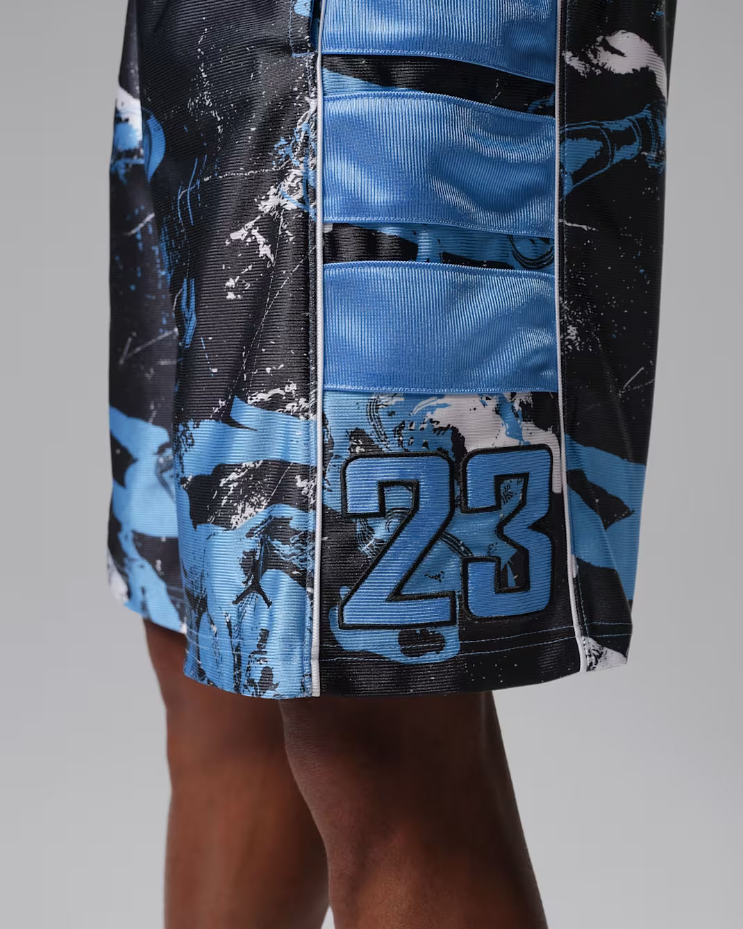 Jordan Brooklyn Cat Scratch Men's Shorts University Blue Black White 4
