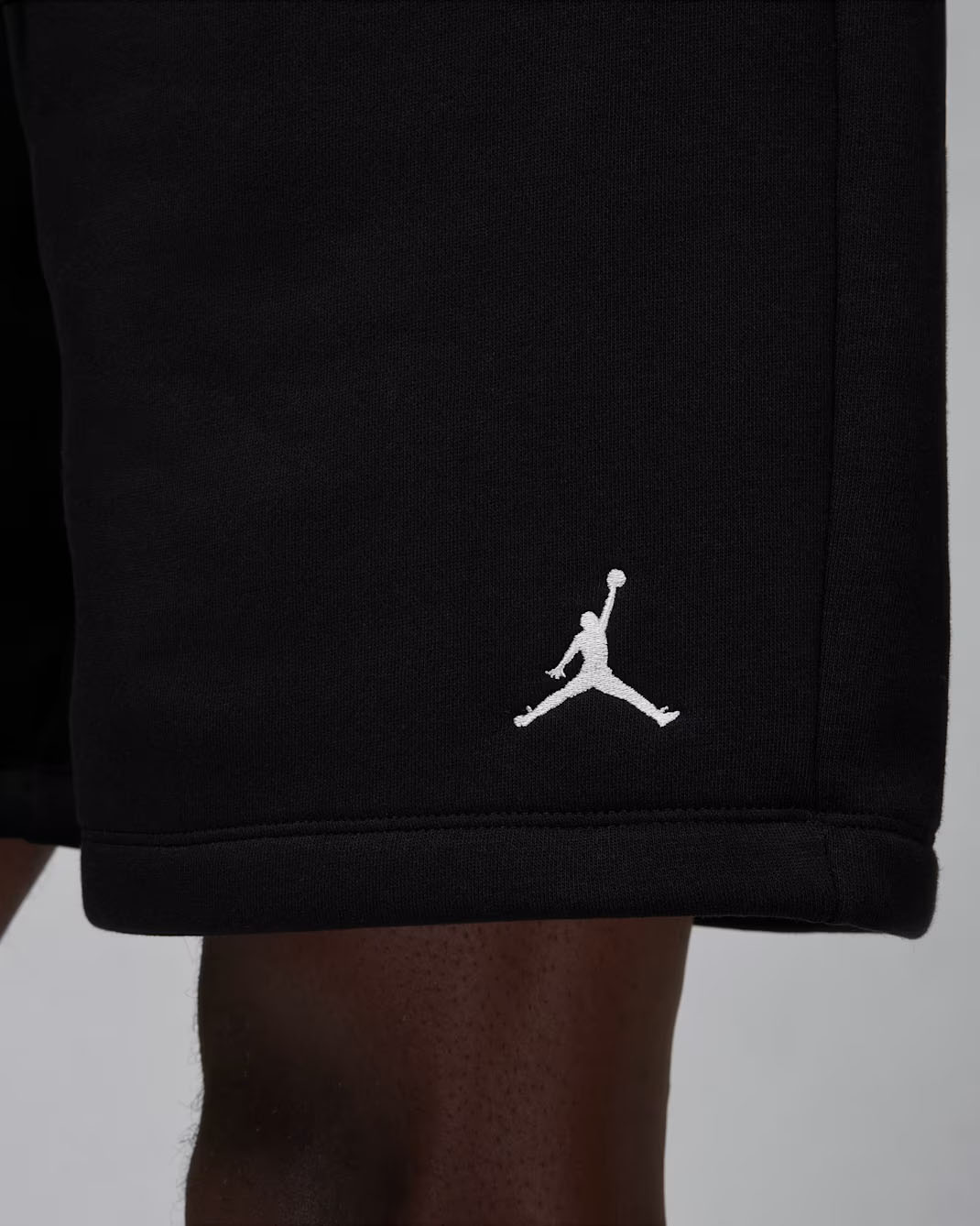 Jordan Brooklyn Fleece Men's Shorts Black White 2