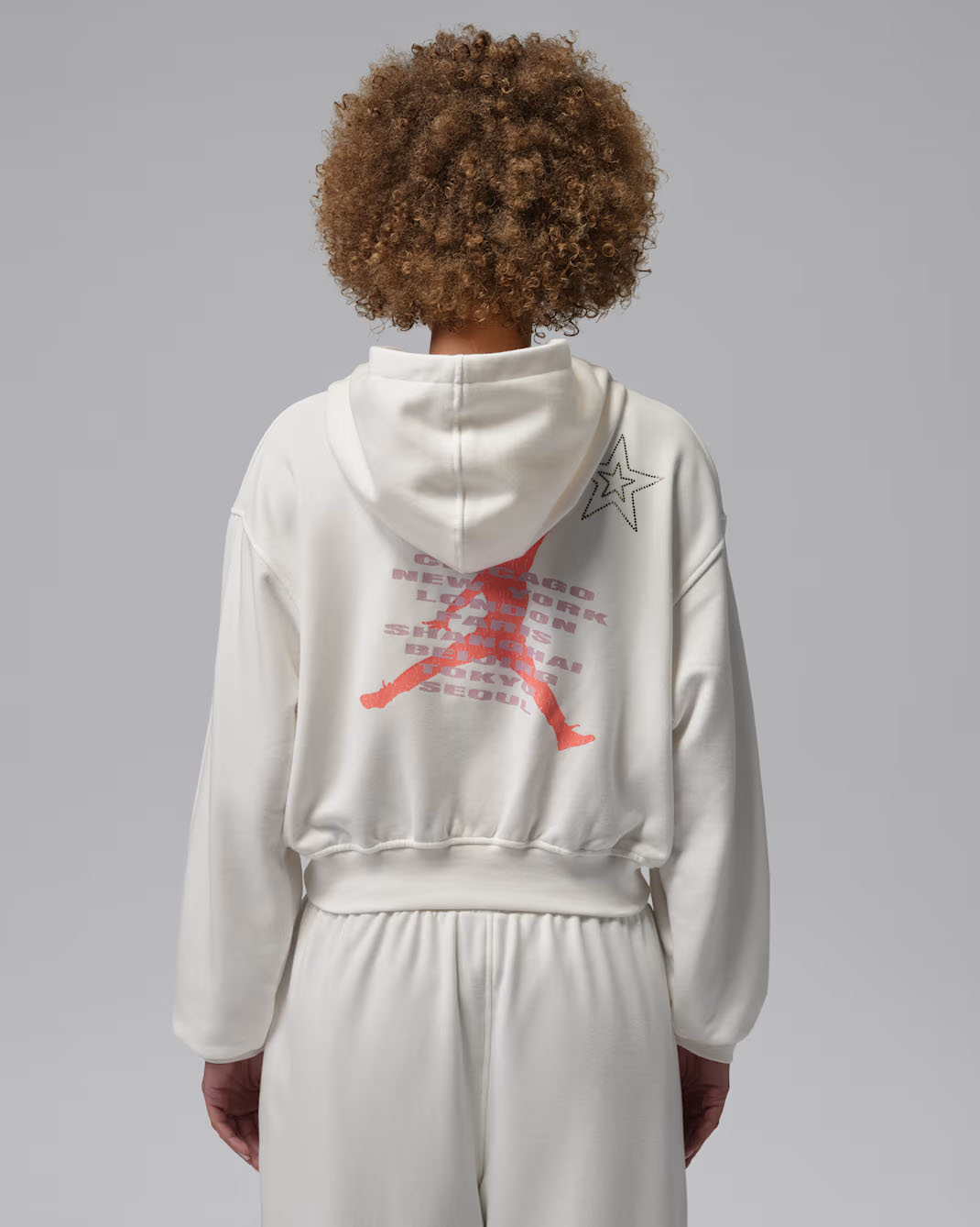 Jordan Brooklyn Fleece Women's World Tour Pullover Hoodie Sail 2