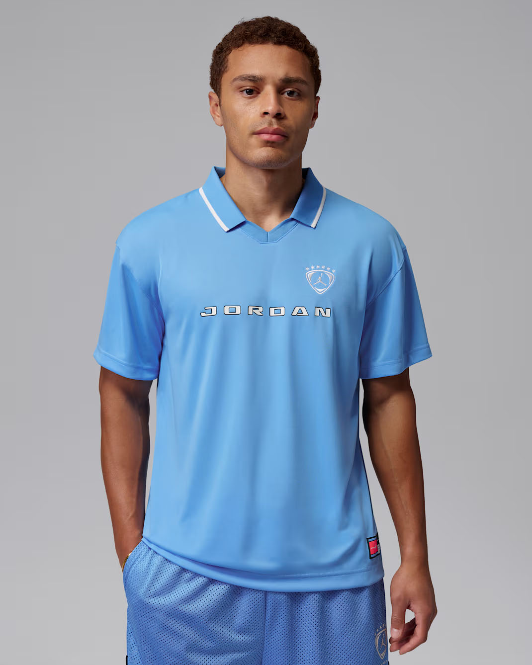 Jordan Brooklyn Men's Soccer Top University Blue 1