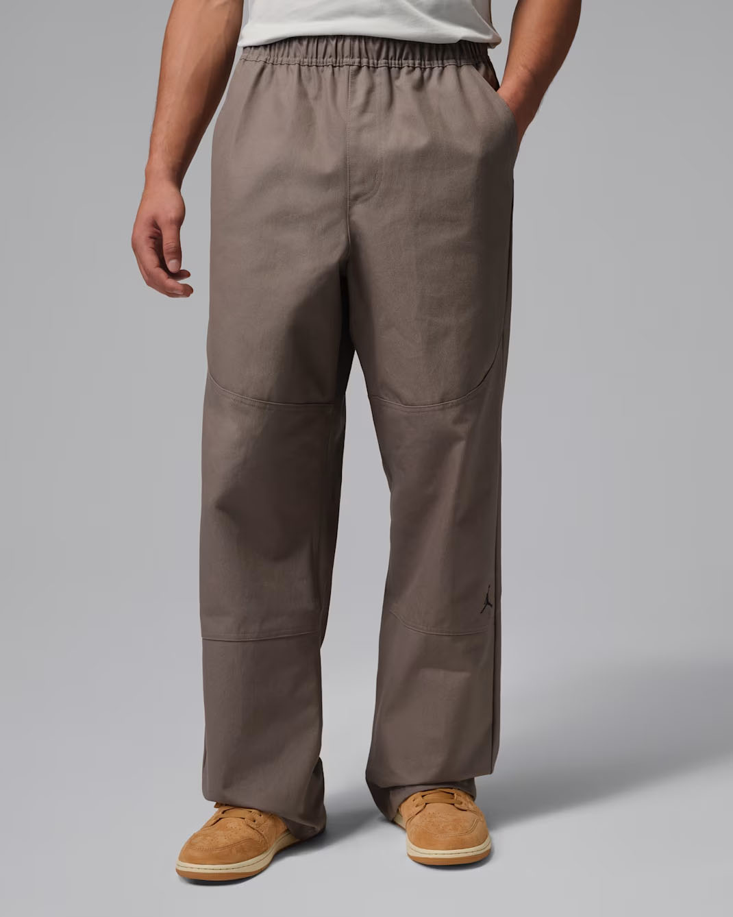 Jordan Brooklyn Men's Woven Pants Olive Grey 1