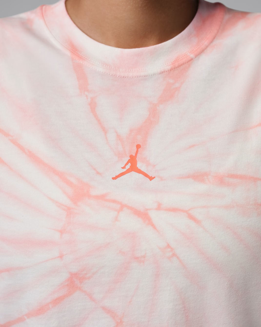 Jordan Brooklyn Women's Tie Dye T-Shirt Sail Orange 2