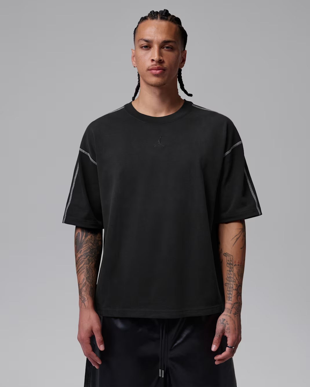 Jordan Flight Men's Heavyweight Short-Sleeve Top Black 1