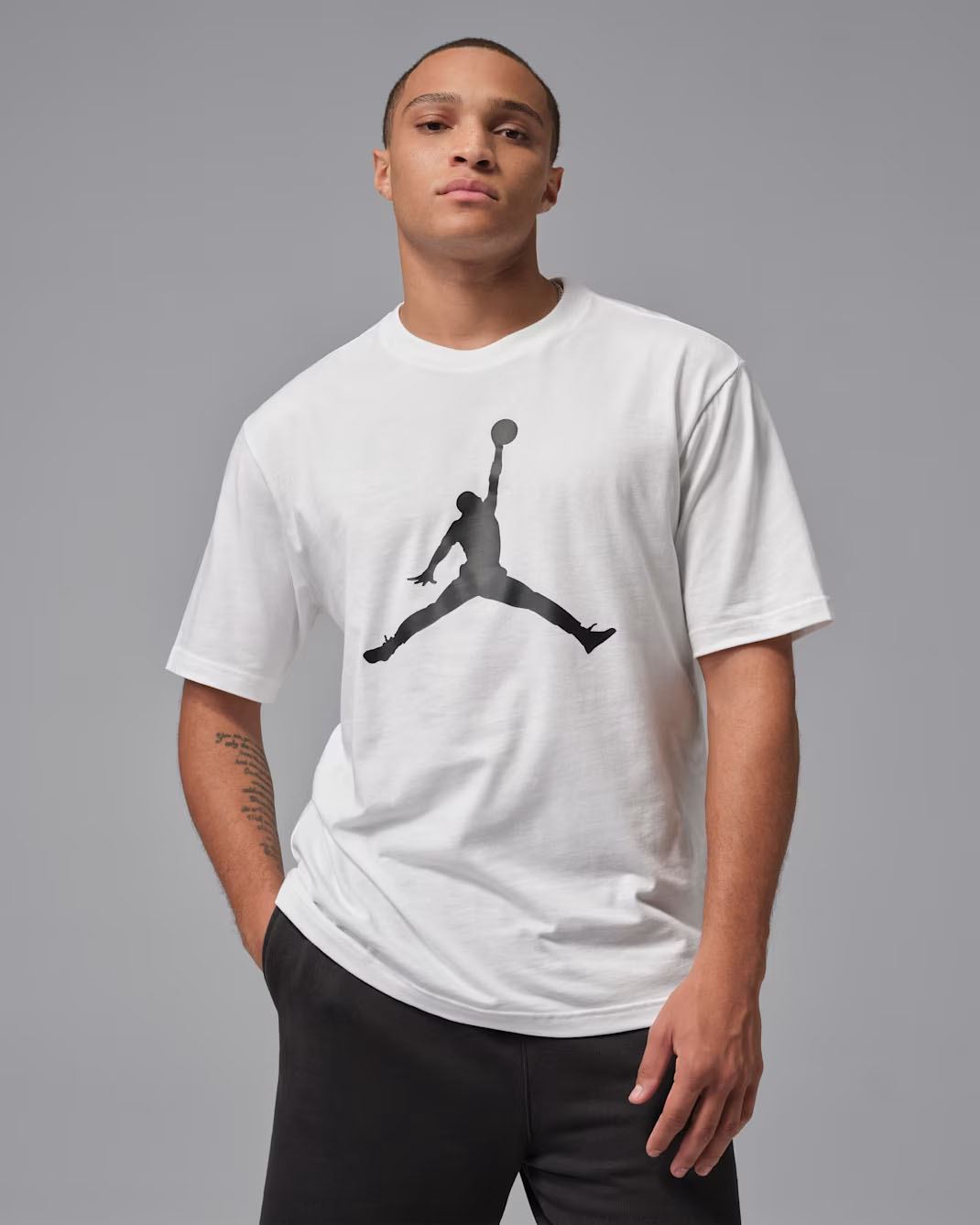 Jordan Jumpman Men's T-Shirt White Black
