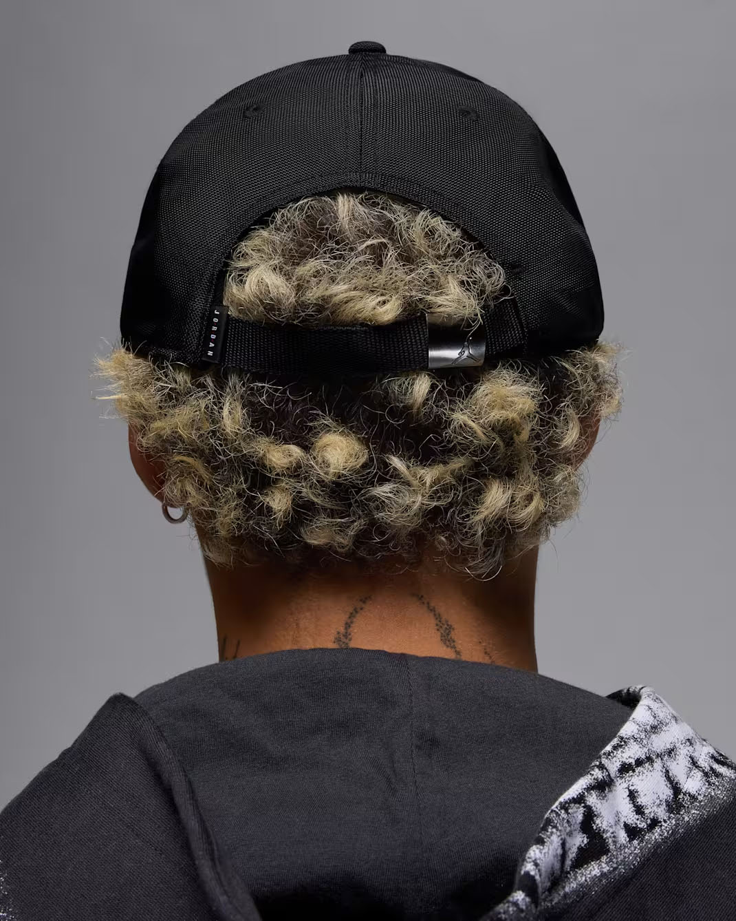 Jordan Rise Structured Metal Jumpman Hat Black 3