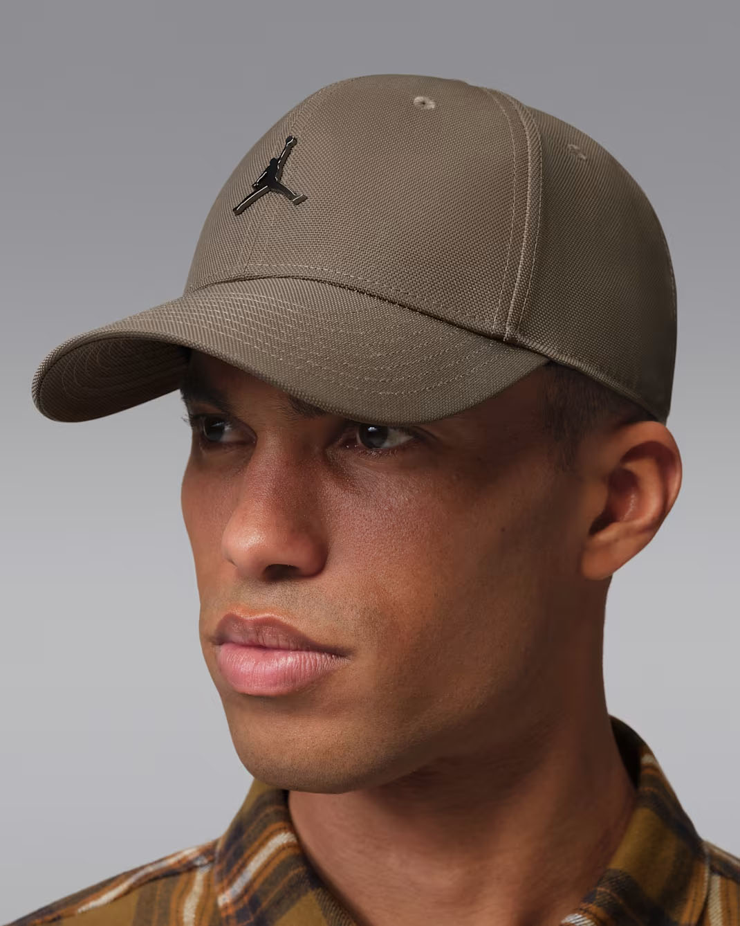 Jordan Rise Structured Metal Jumpman Hat Olive Grey 1
