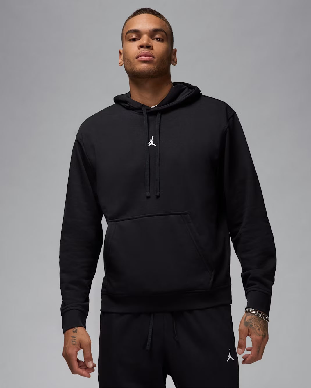 Jordan Sport Crossover Men's Dri-FIT Pullover Hoodie Black White