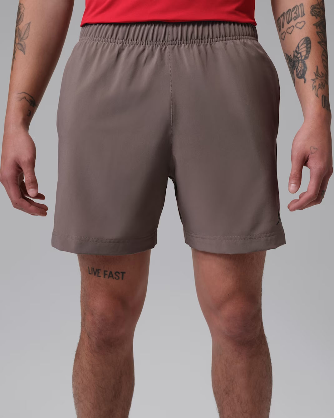 Jordan Sport Essentials Men's Dri-FIT Woven Shorts Olive Grey 1