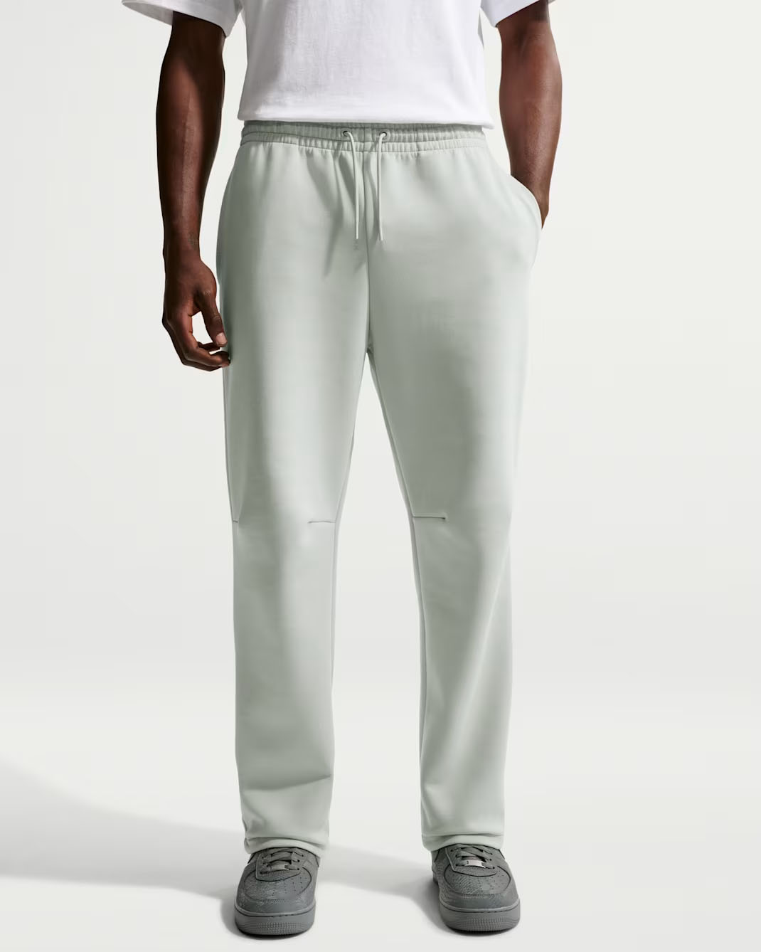 Kobe Men's Dri-FIT Fleece Basketball Pants Light Silver