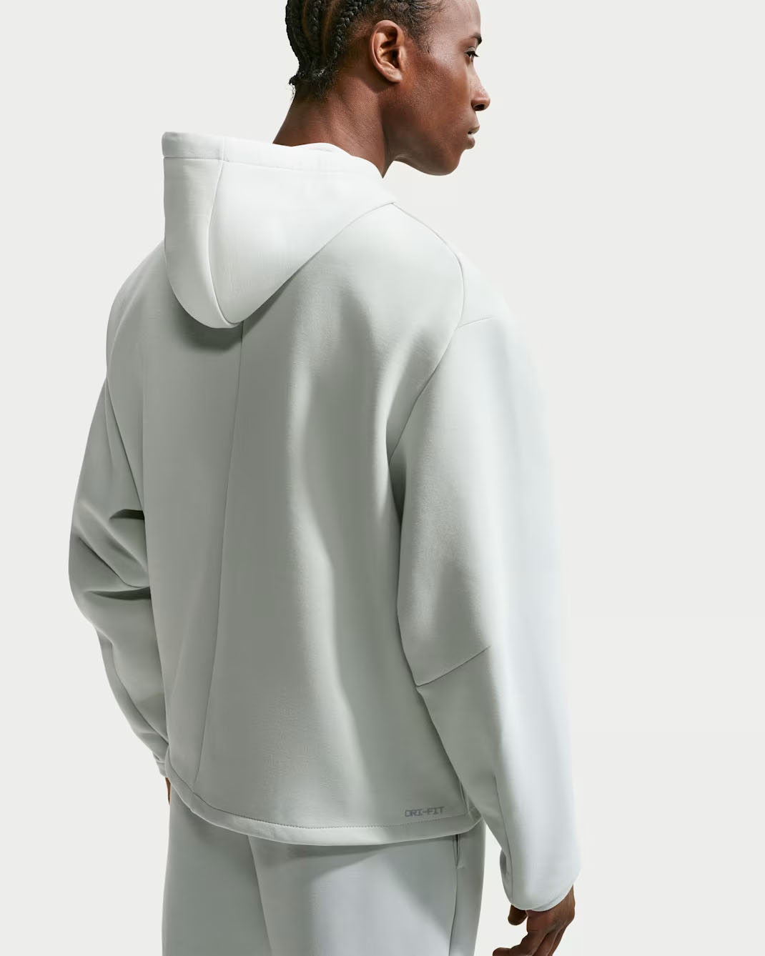Kobe Men's Nike Dri-FIT Pullover Basketball Hoodie Light Silver 2