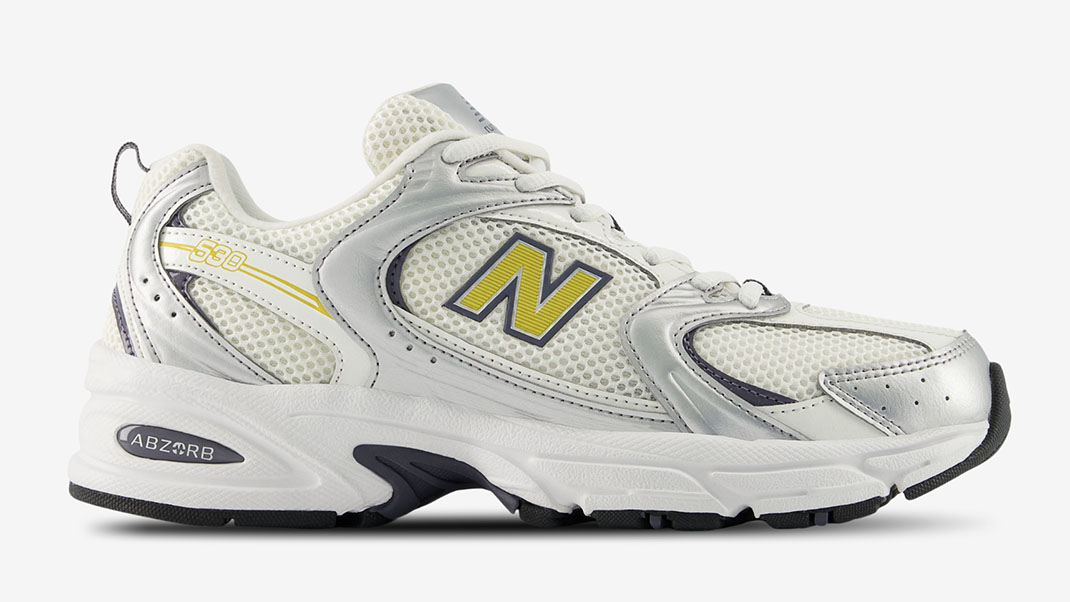 New Balance 530 Silver Metallic Sea Salt Apollo Gold Mens Sneakers U530153
