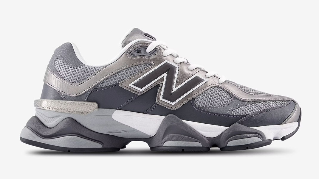 New Balance 9060 Magnet Silver Faded Black Mens Sneakers