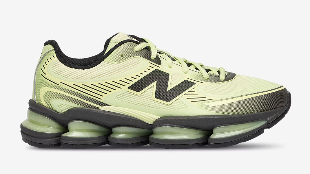 New Balance ABZORB 2000 Limelight Faded Black Mens Sneakers