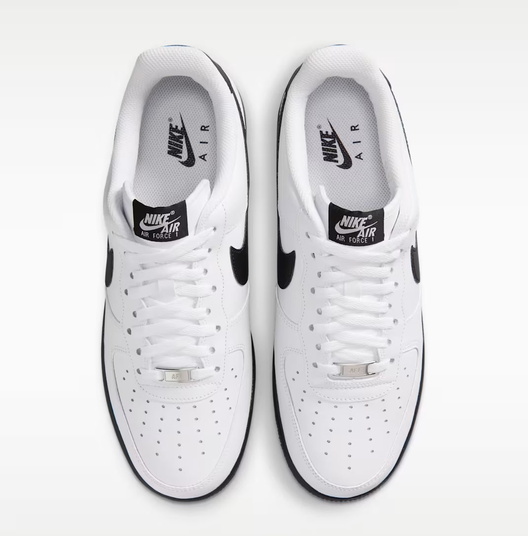 Nike Air Force 1 Low 07 White Black Mens Sneakers 4