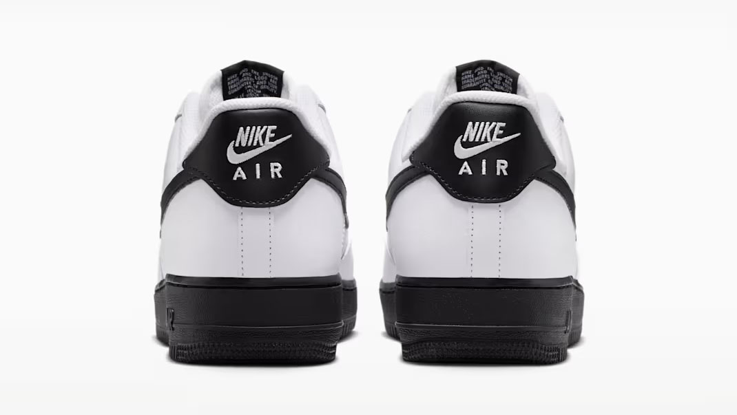 Nike Air Force 1 Low 07 White Black Mens Sneakers 5