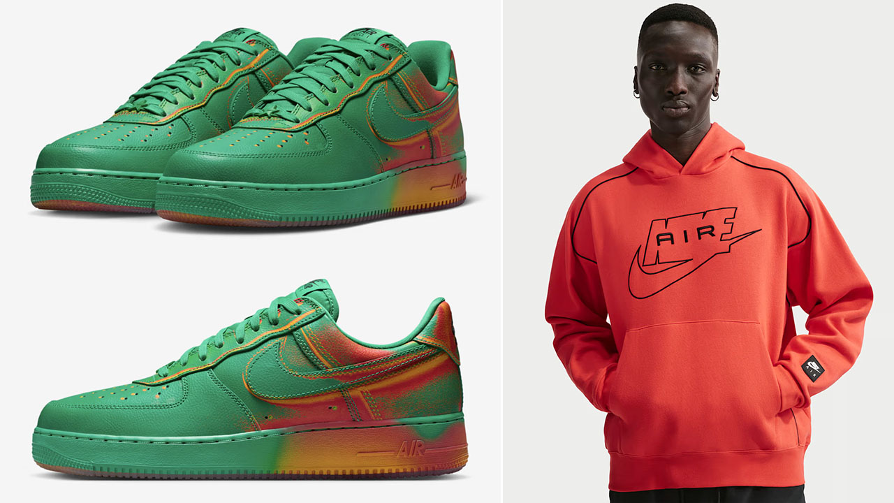 Nike Air Force 1 Low Heat Map Clothing to Match Sneakers