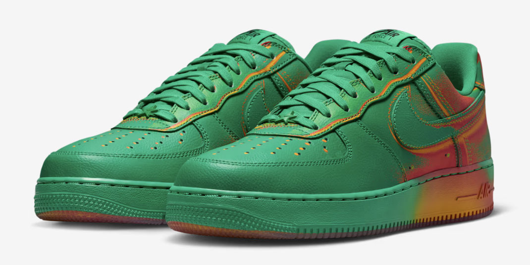 Nike Air Force 1 Low Heat Map Stadium Green Mens Shoes 1
