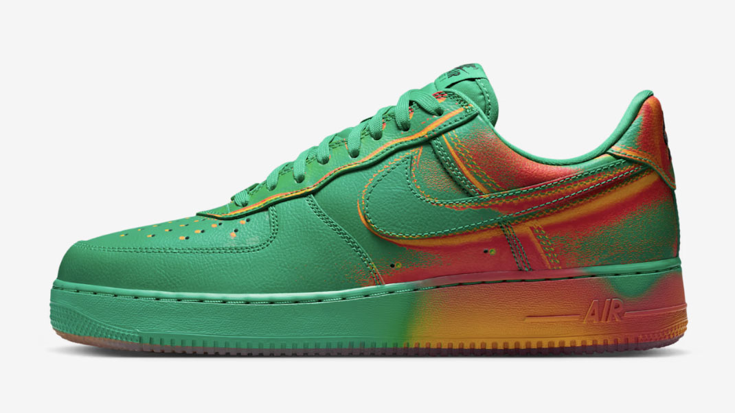 Nike Air Force 1 Low Heat Map Stadium Green Mens Shoes IB6834-300