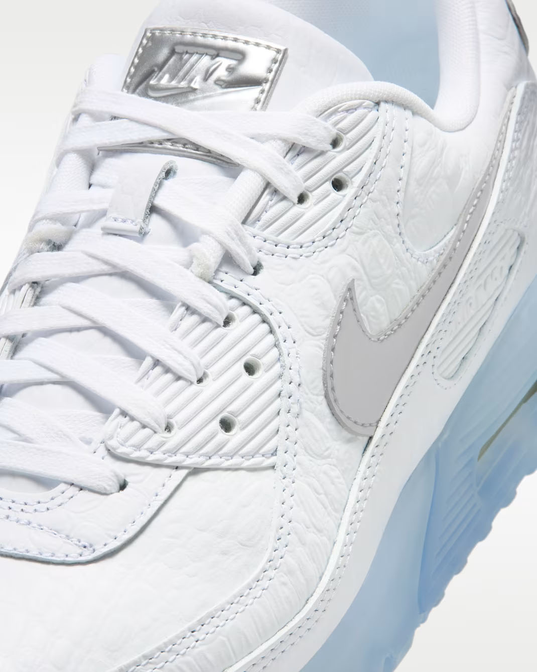Nike Air Max 90 Terrascape White Blue Tint Chrome Mens Shoes 7