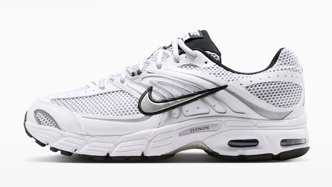Nike Air Max Moto 2K White Black Wolf Grey Metallic Silver Mens Sneakers IR1476-100