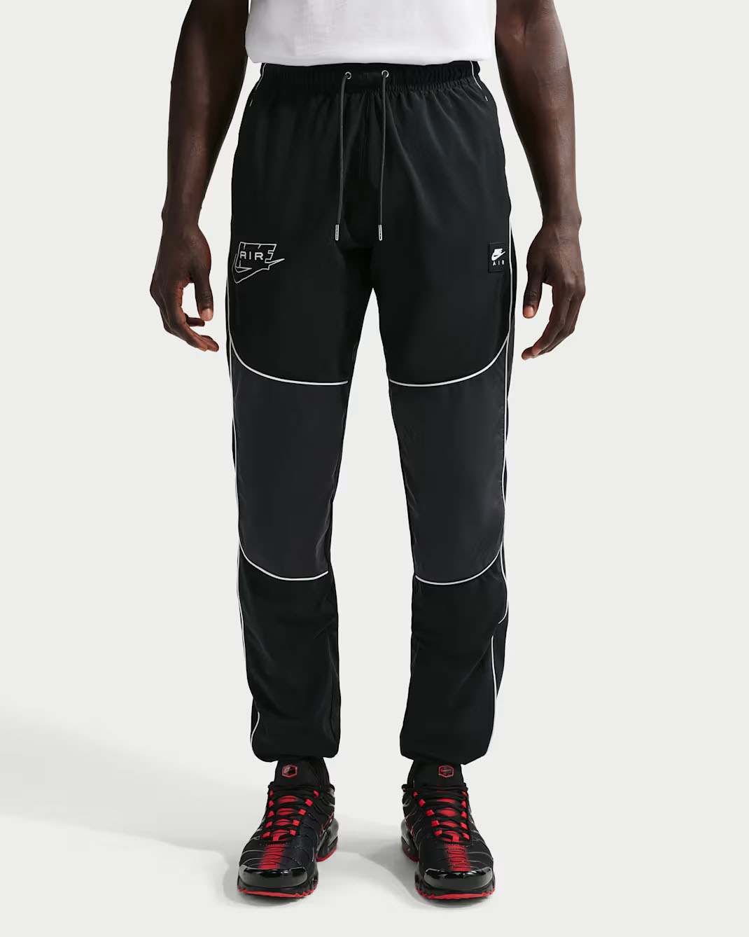 Nike Air Men's Hybrid Utility Pants Black White 1